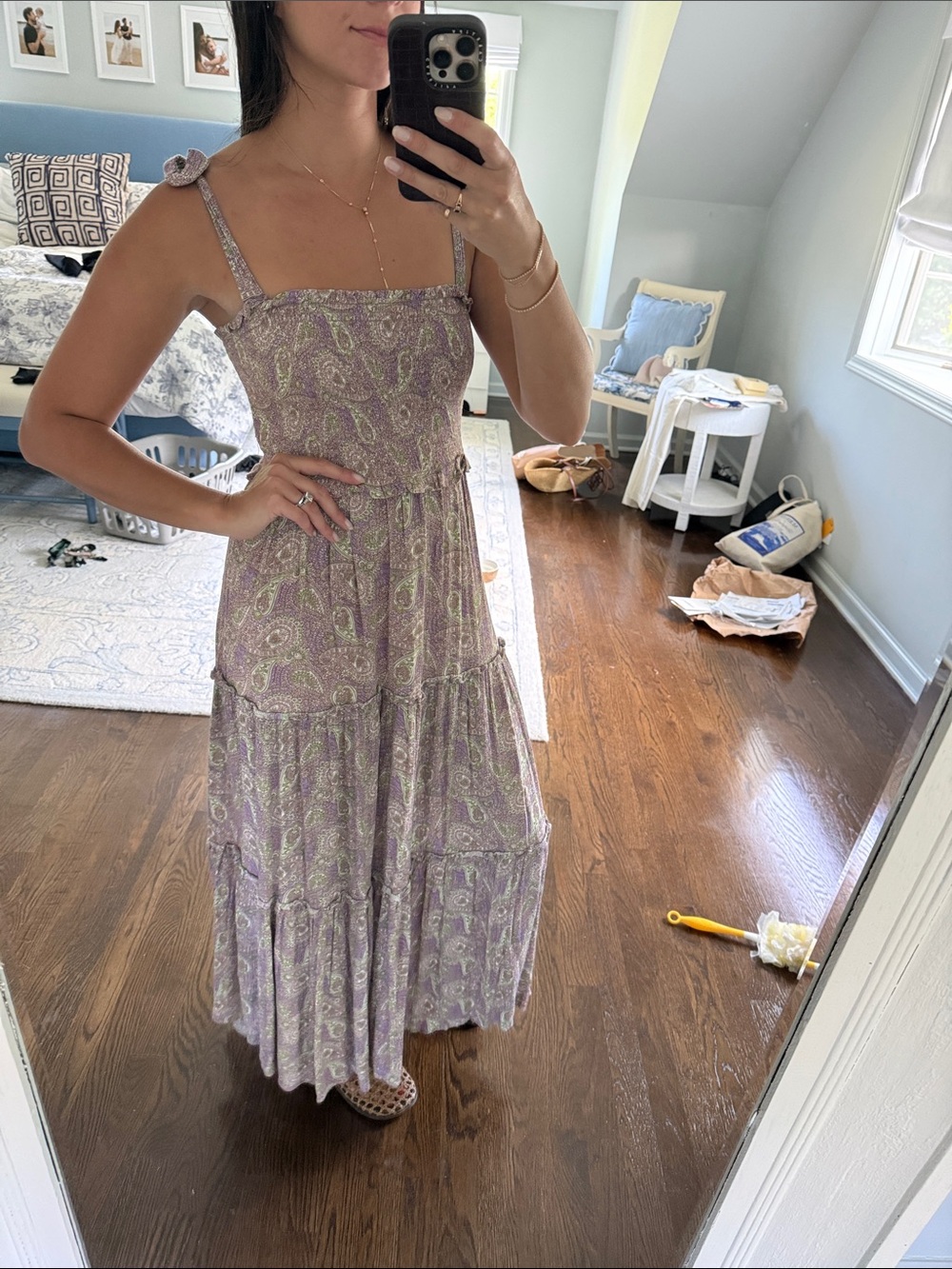 Lush Purple Paisley Dress S